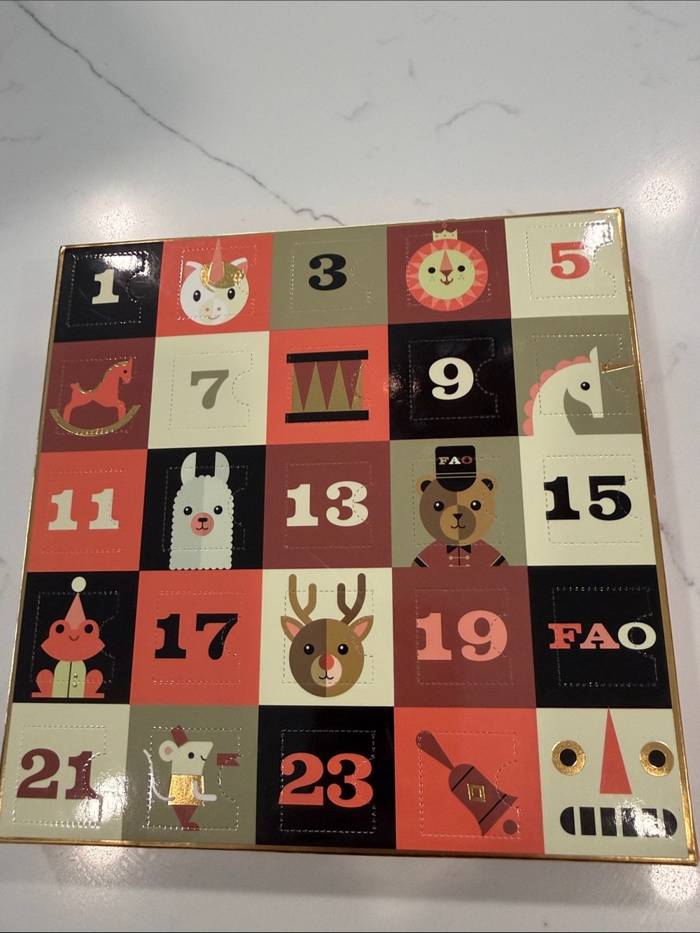 New FAO Schwarz Kids Advent Calendar 24 earring set